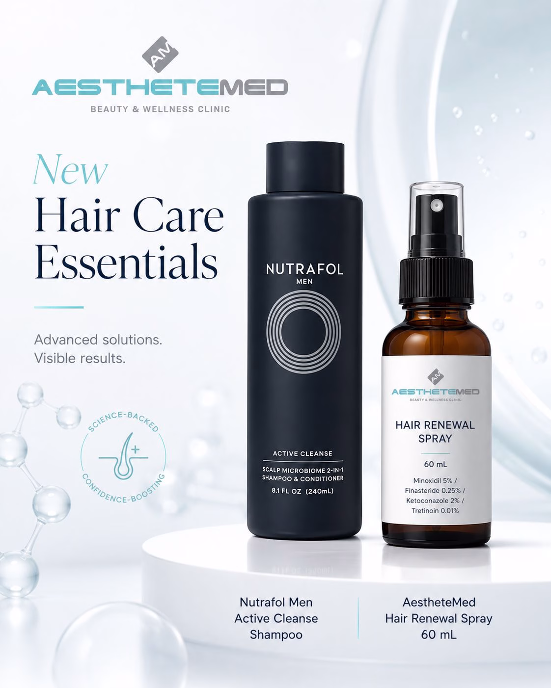 AestheteMed Hair Renewal Spray 60 mL